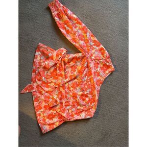 Pink Lily One Shoulder Blouse